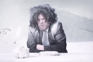 Gif d'un hiver rigoureux.